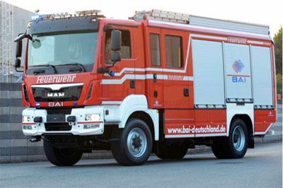 BAI introduces new Euro 6 Demo HLF20 Fire truck. See you @ Weber Rescue Days Event, Germany