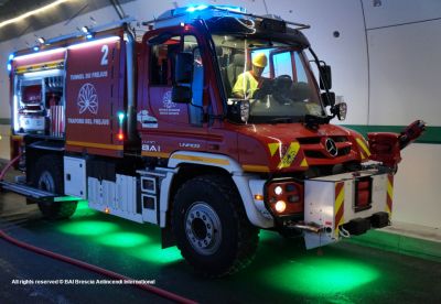 Consegna di successo di 2 veicoli antincendio BAI modello TLF 3000 Tunnel al Traforo del Frejus