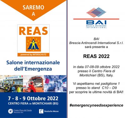 BAI parteciperà a REAS 2022