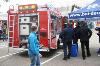 19-21 September 2013. BAI @ FLORIAN, Germany. Introducing new MLF fire truck