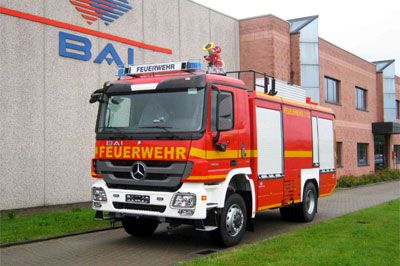 BAI @ RETTmobil, Germany. Introducing new BAI TLF 4000 fire truck